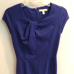 Royal blue (almost purple) Banana Republic dress